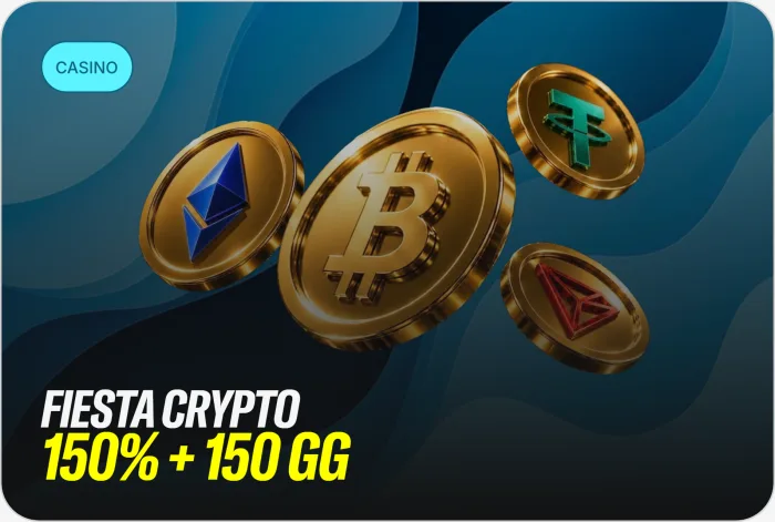 Promoción Fiesta Crypto de Orobet: 150% más 150 giros gratis